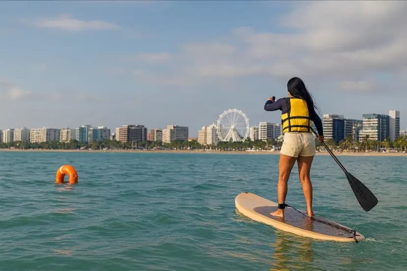Aula de Stand Up Paddle