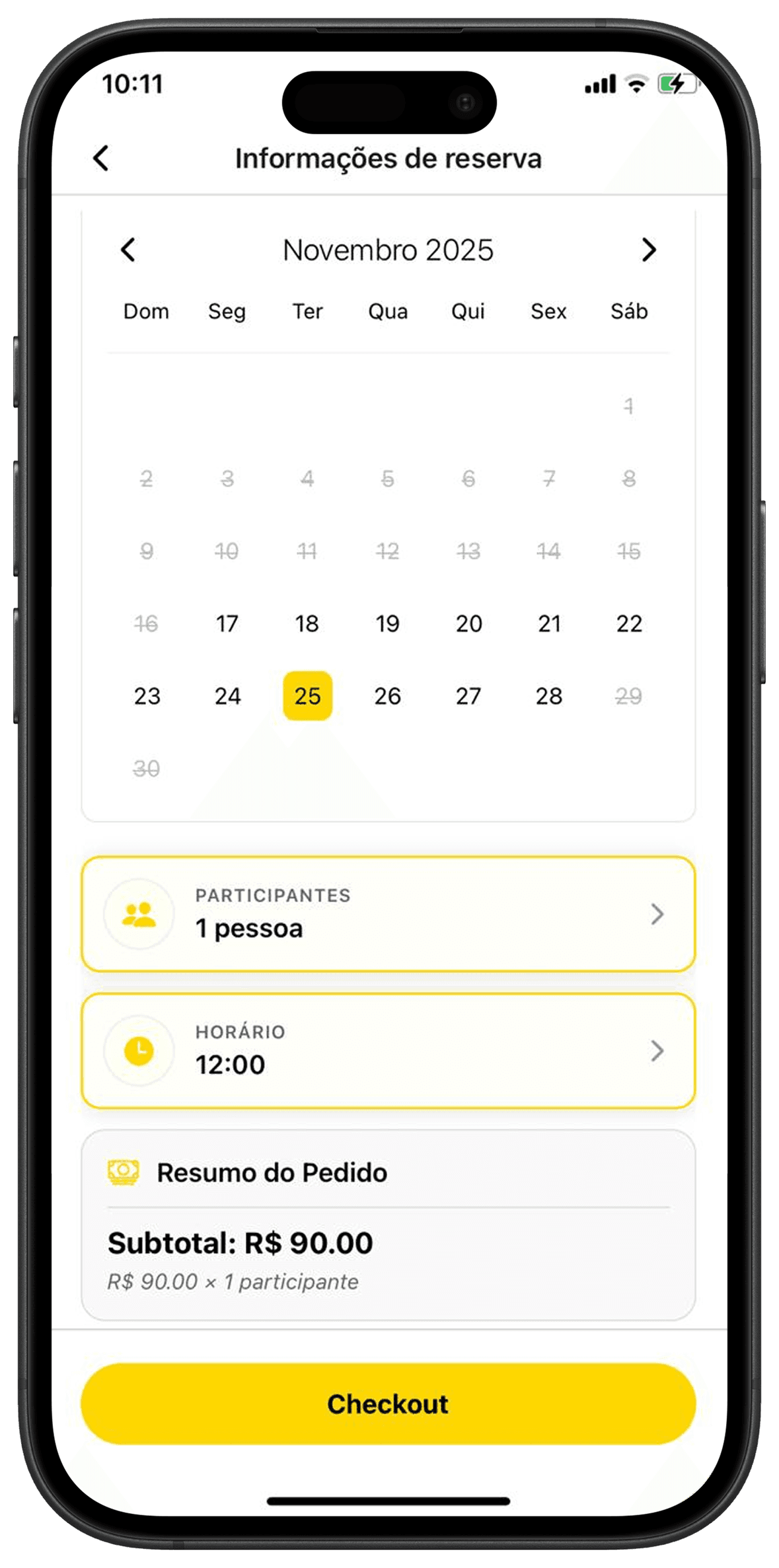 Escolha o melhor momento sem complicação