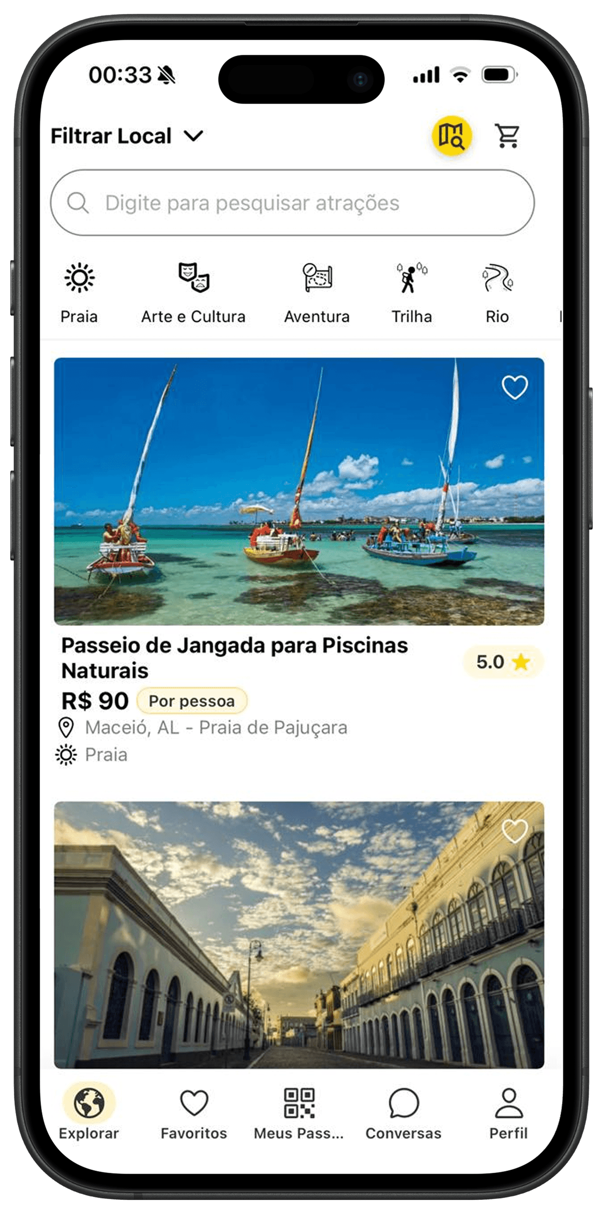 Encontre experiências do seu jeito, no seu ritmo