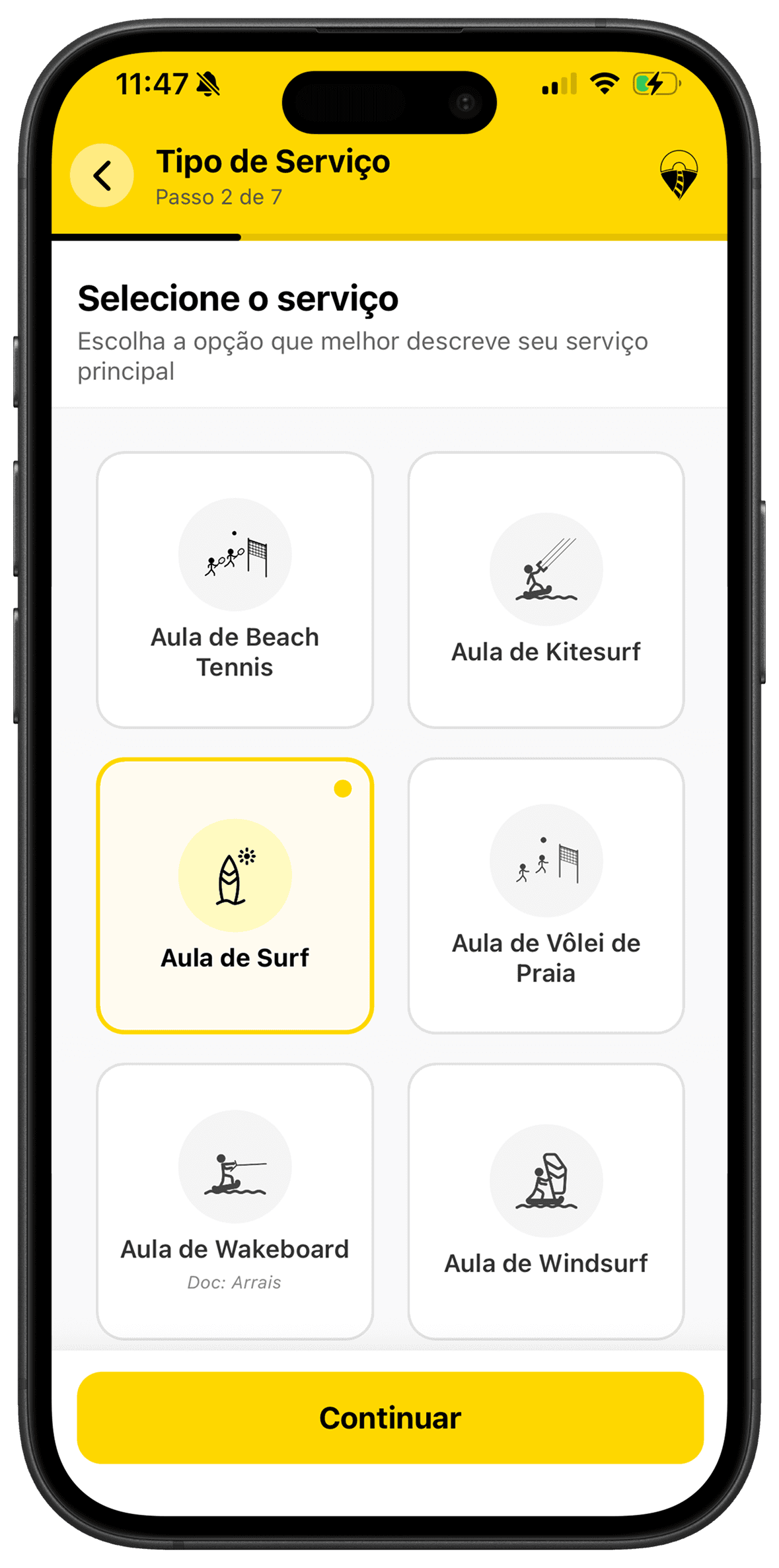 Organize seus serviços de forma simples