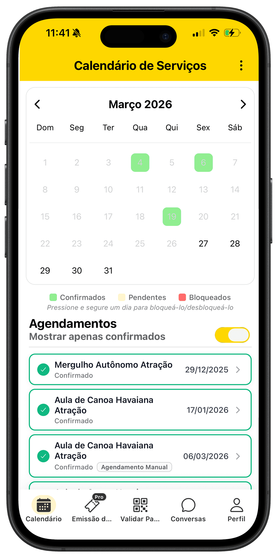 Controle sua agenda sem confusão